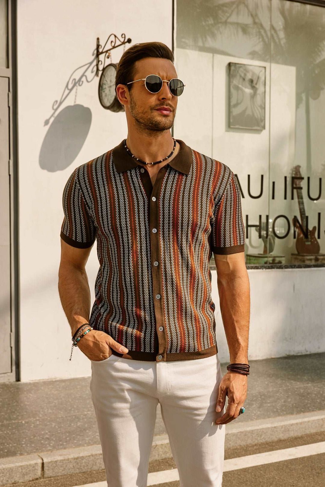 Liam - Chemise rayée vintage