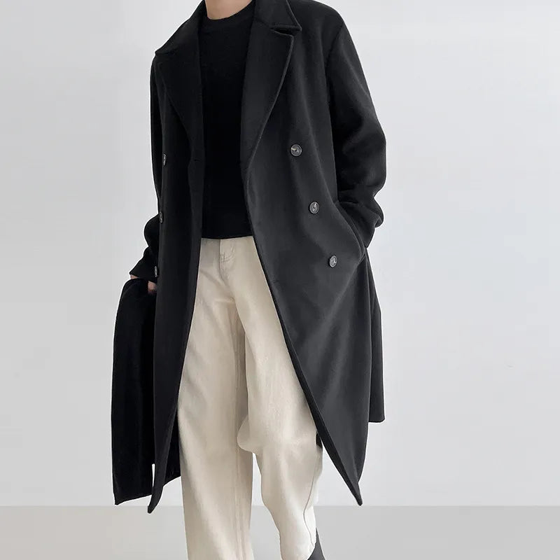 Orson - Manteau Mi-Long pour Hommes en Automne et Hiver