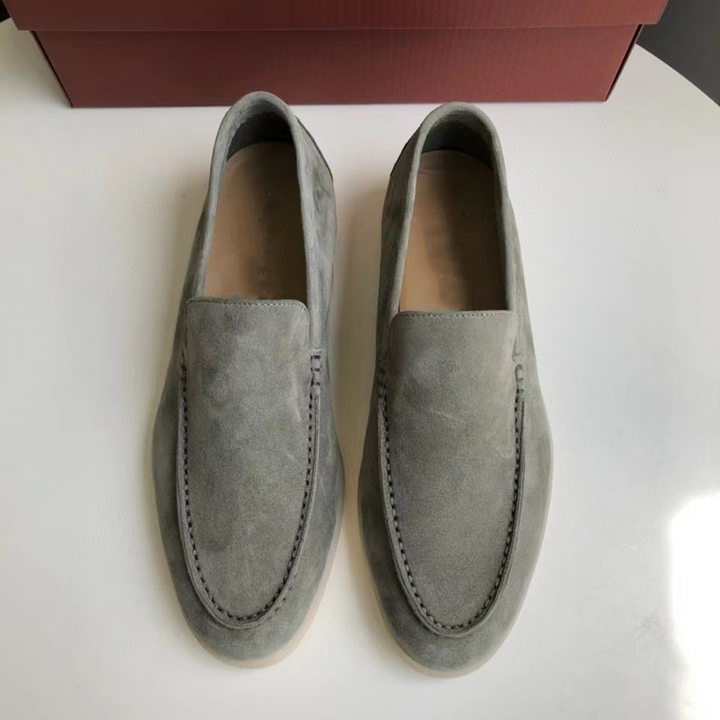 Bandit - Mocassins décontractés en daim pour hommes