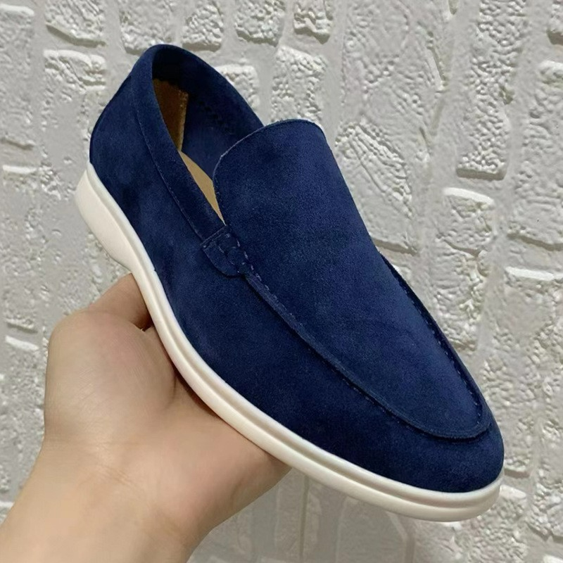 Bandit - Mocassins décontractés en daim pour hommes