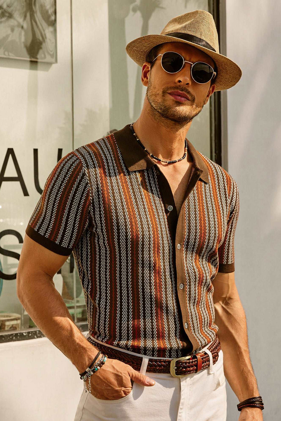 Liam - Chemise rayée vintage