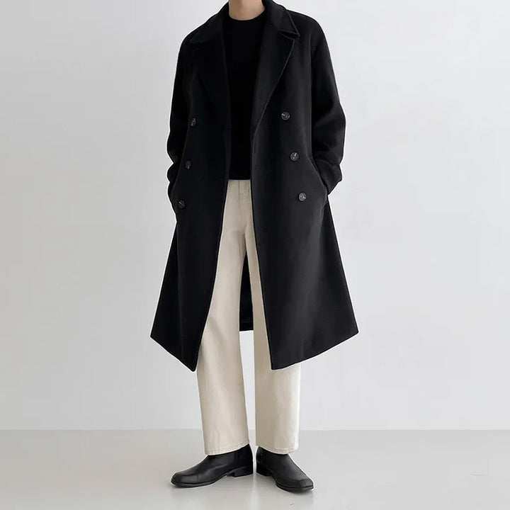 Orson - Manteau Mi-Long pour Hommes en Automne et Hiver