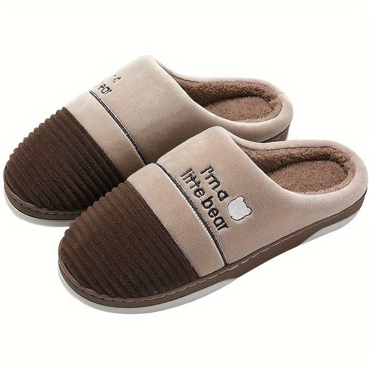 Teddy - Chaussons d'intérieur en peluche confortables