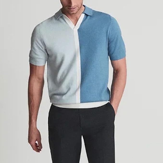 Ian - Polo jacquard pour homme