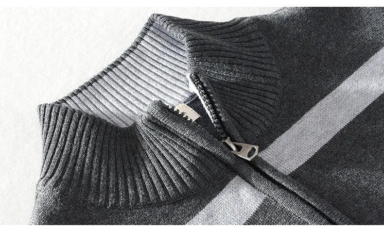 Luc - Pull Homme Col Roulé Décontracté à Demi-Zip