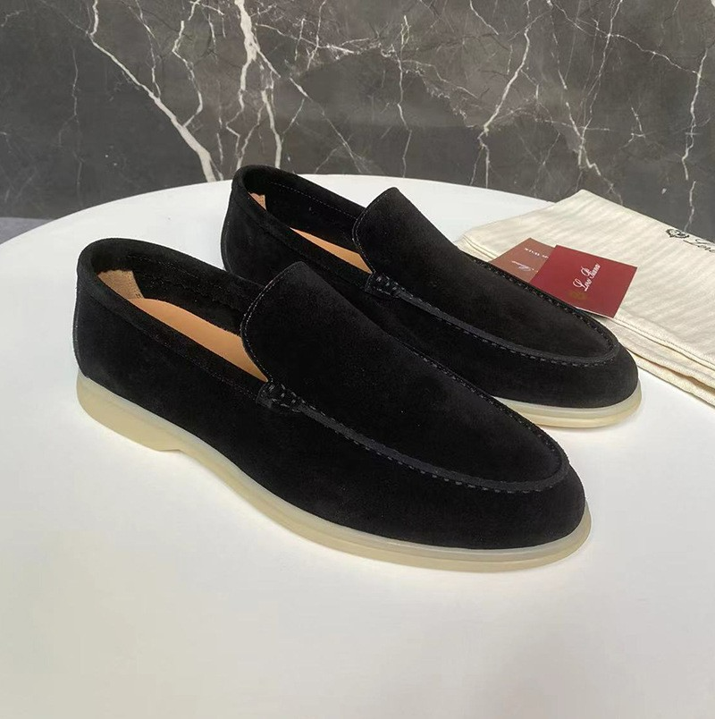 Bandit - Mocassins décontractés en daim pour hommes