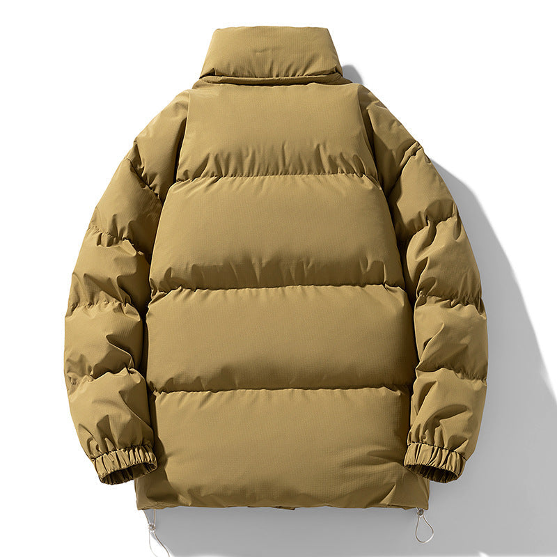 John - Veste d'hiver en coton pour homme avec col montant - Chaude et doublée, grande taille