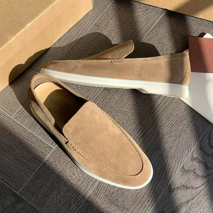 Bandit - Mocassins décontractés en daim pour hommes