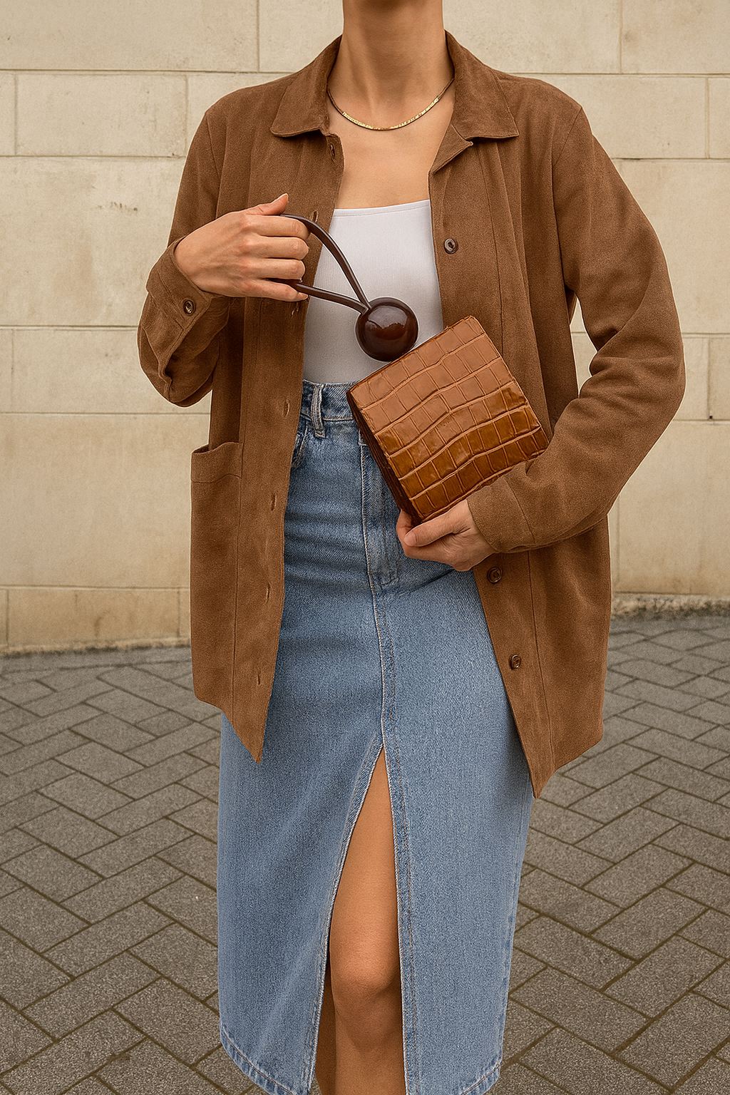 Veste vintage marron - Madison