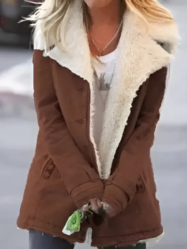 Manteau d'hiver long et chaud pour femmes