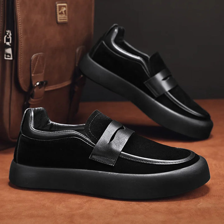Mocassins en daim à la mode pour hommes - Stylés et confortables