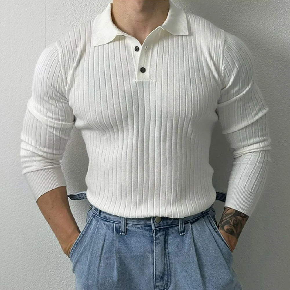 Pierrick - Pull Homme Décontracté à Manches Longues