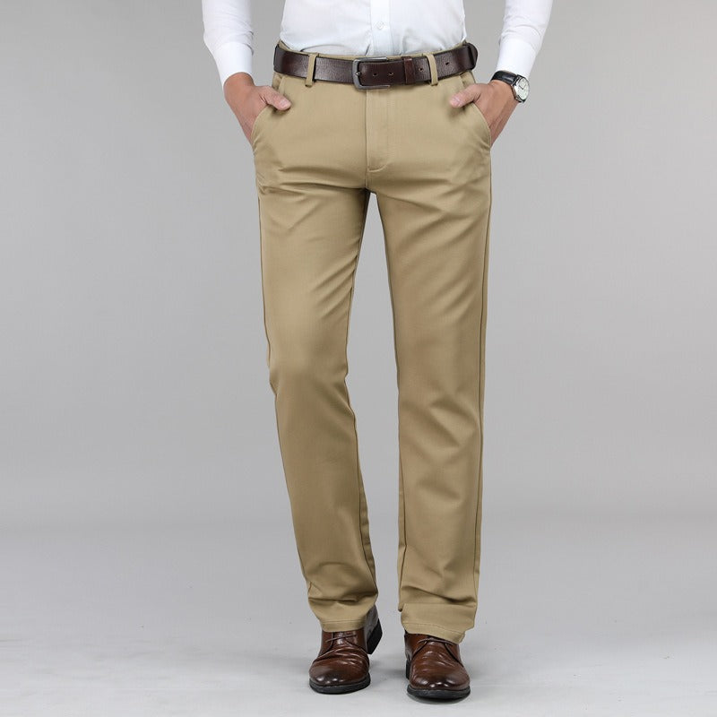 Pantalon De Bureau Homme - Taille 32 - Coupe Droite Chiné Multicolore - Neuf Avec étiquettes