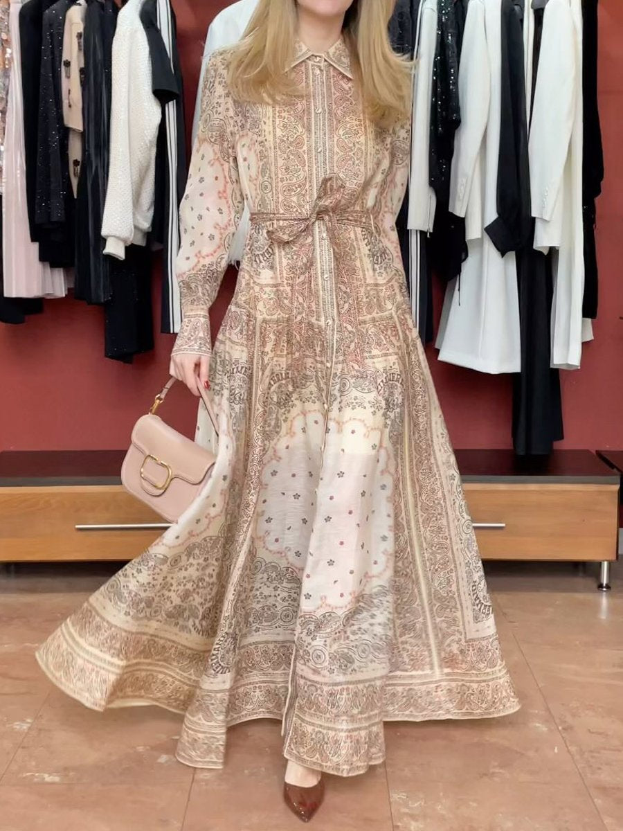 Robe Mixte Eliane Et Léna Taille 36 - Noir Et Beige, Motifs Abstraits Et Floraux - Excellent état