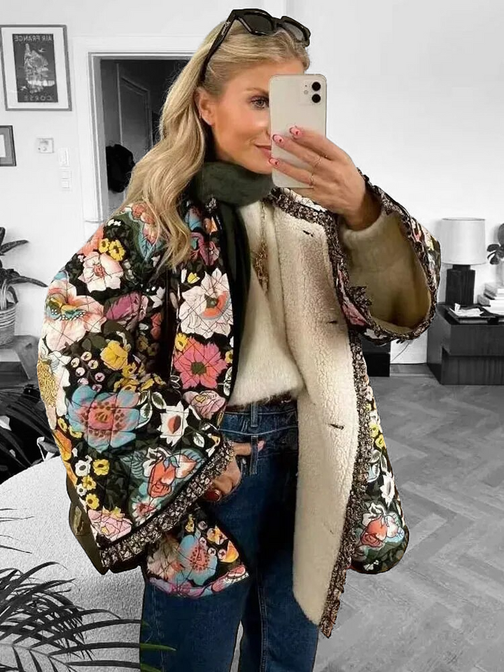 Marina - Veste à motif floral