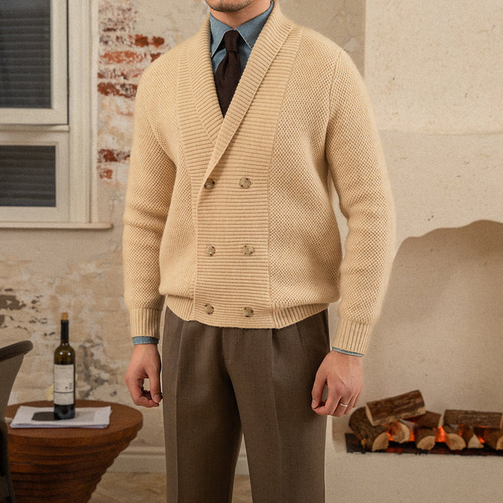 Cardigan en maille haut de gamme pour hommes - Lizandro