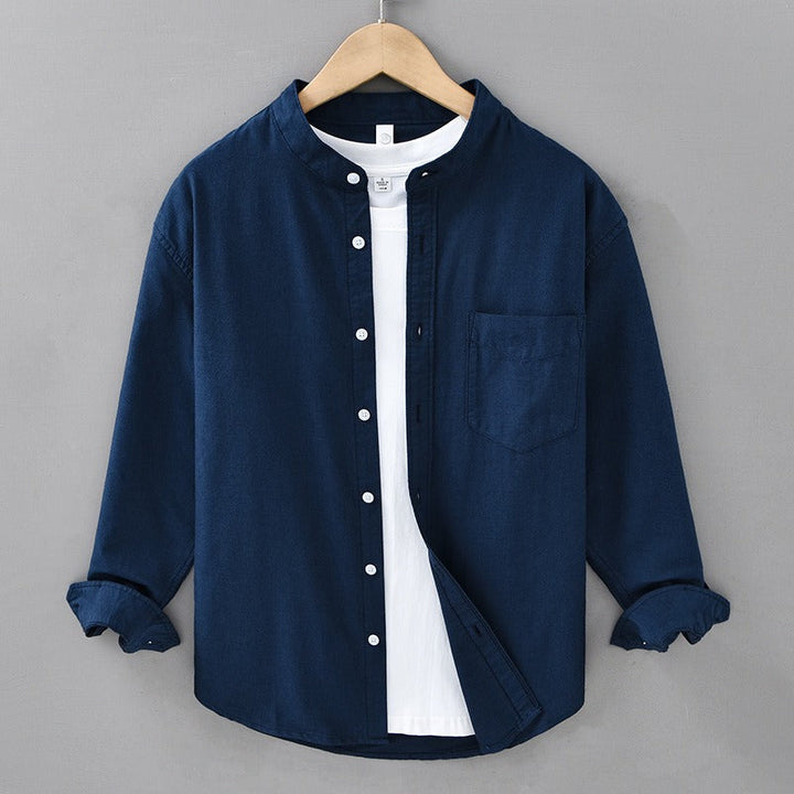 Chemise ample en coton lavé pour hommes - Elias