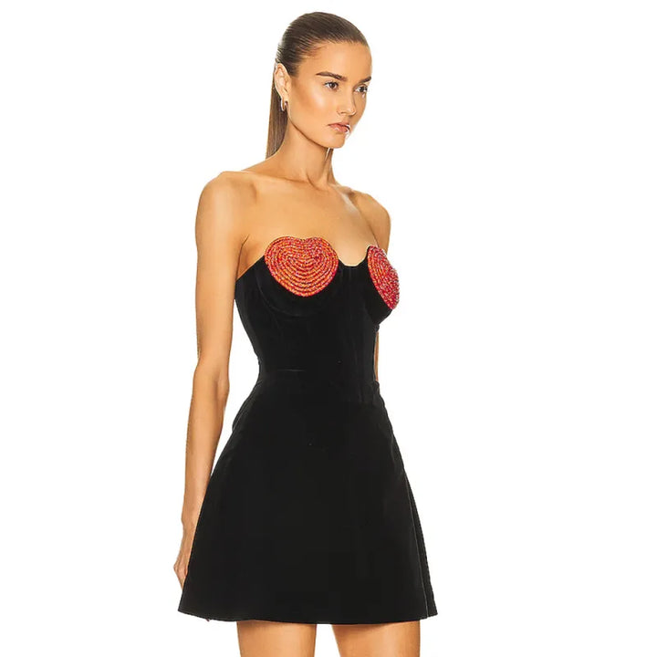 Ariella - Mini Robe Bustier Élégante