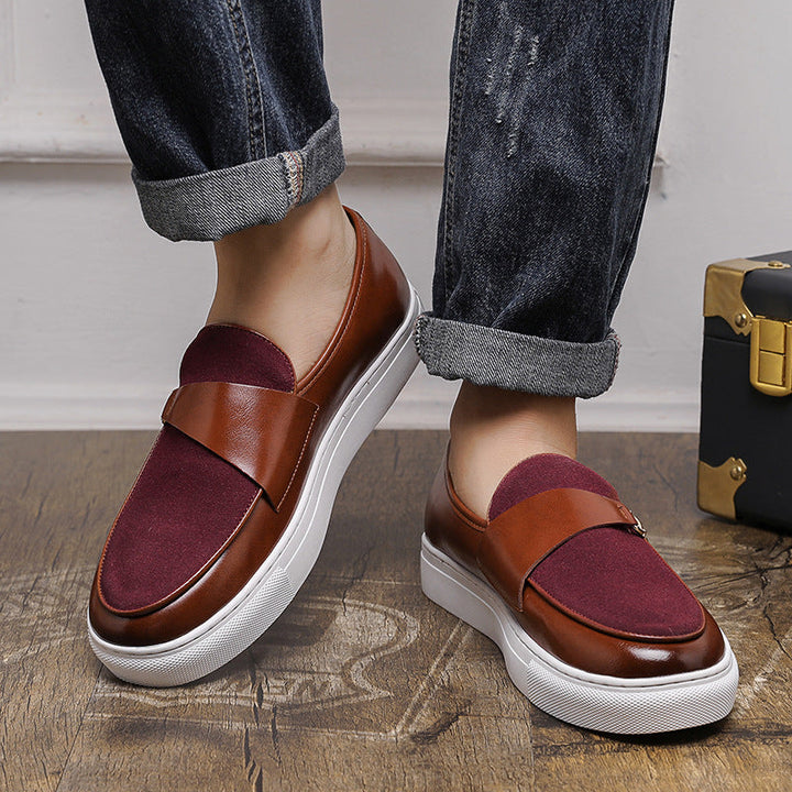 Hommes Slip-on Chaussures en cuir Casual - Jonas