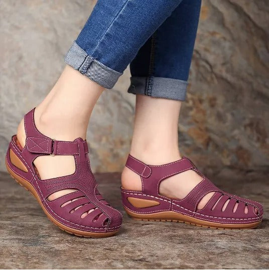Sandales pour femmes à la coupe ajourée et à la semelle ergonomique - Mariela