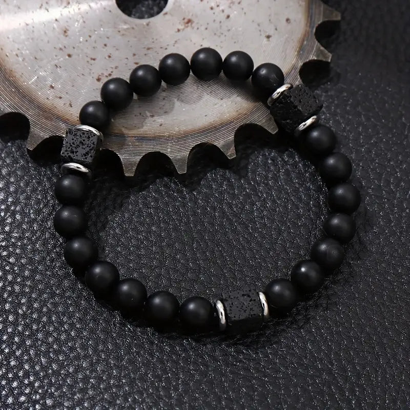 Bracelet d'Onyx mat