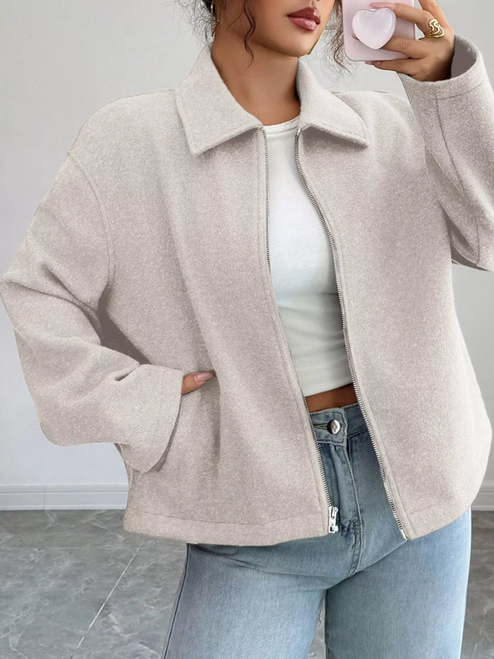 Veste zippée décontractée pour femmes - Alena
