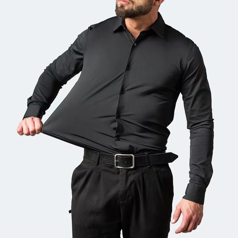 Gary - Chemise pour homme avec stretch et anti-froissement