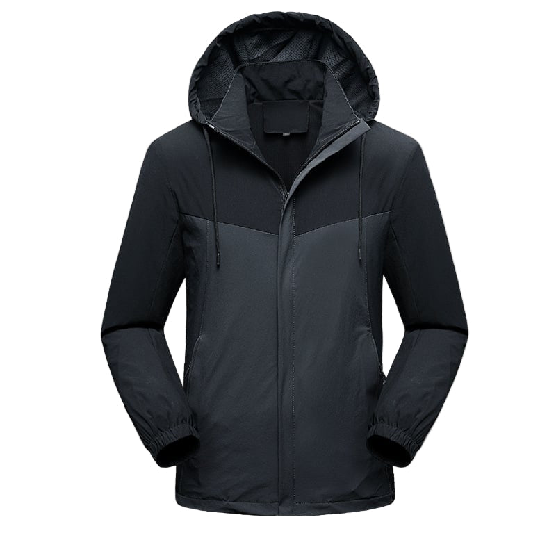 Veste de sport imperméable pour homme avec capuche réglable - Damian
