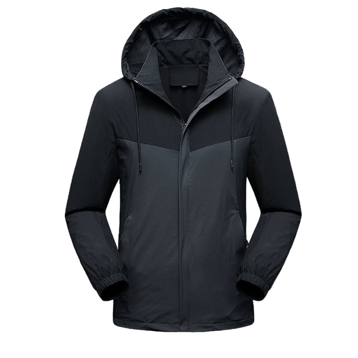 Veste de sport imperméable pour homme avec capuche réglable - Damian