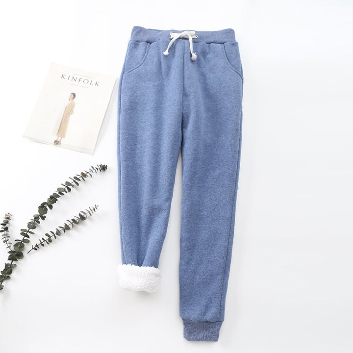 Pantalon femme effet polaire intérieur - Velya