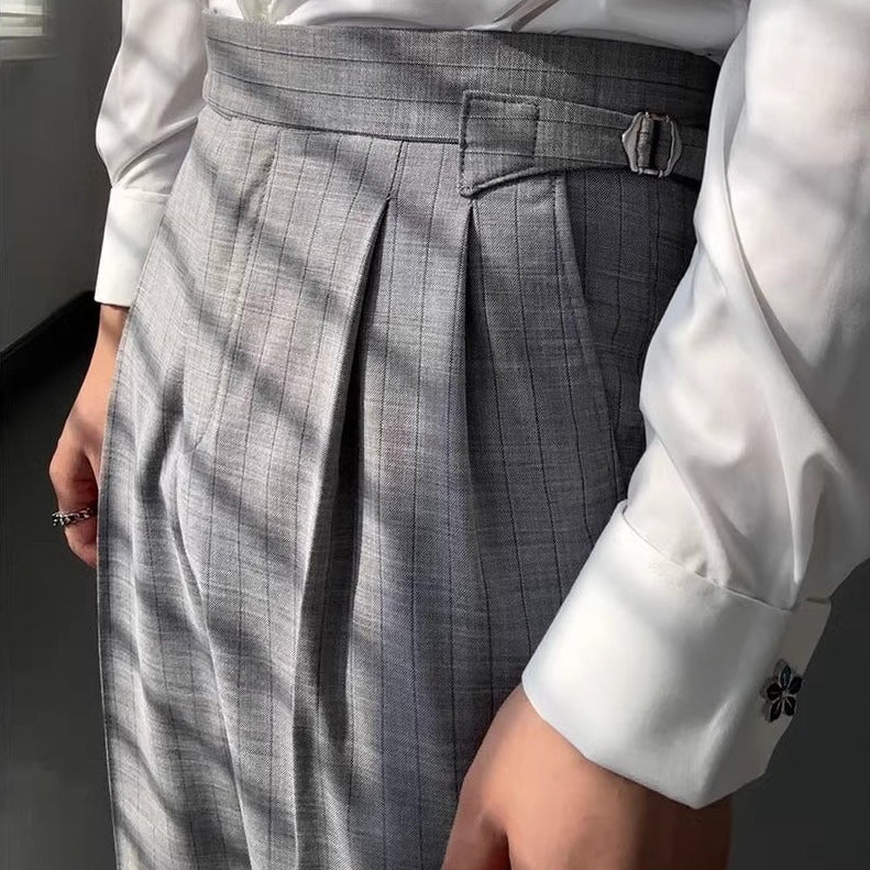 Pantalon habillé taille haute pour homme - Ravel