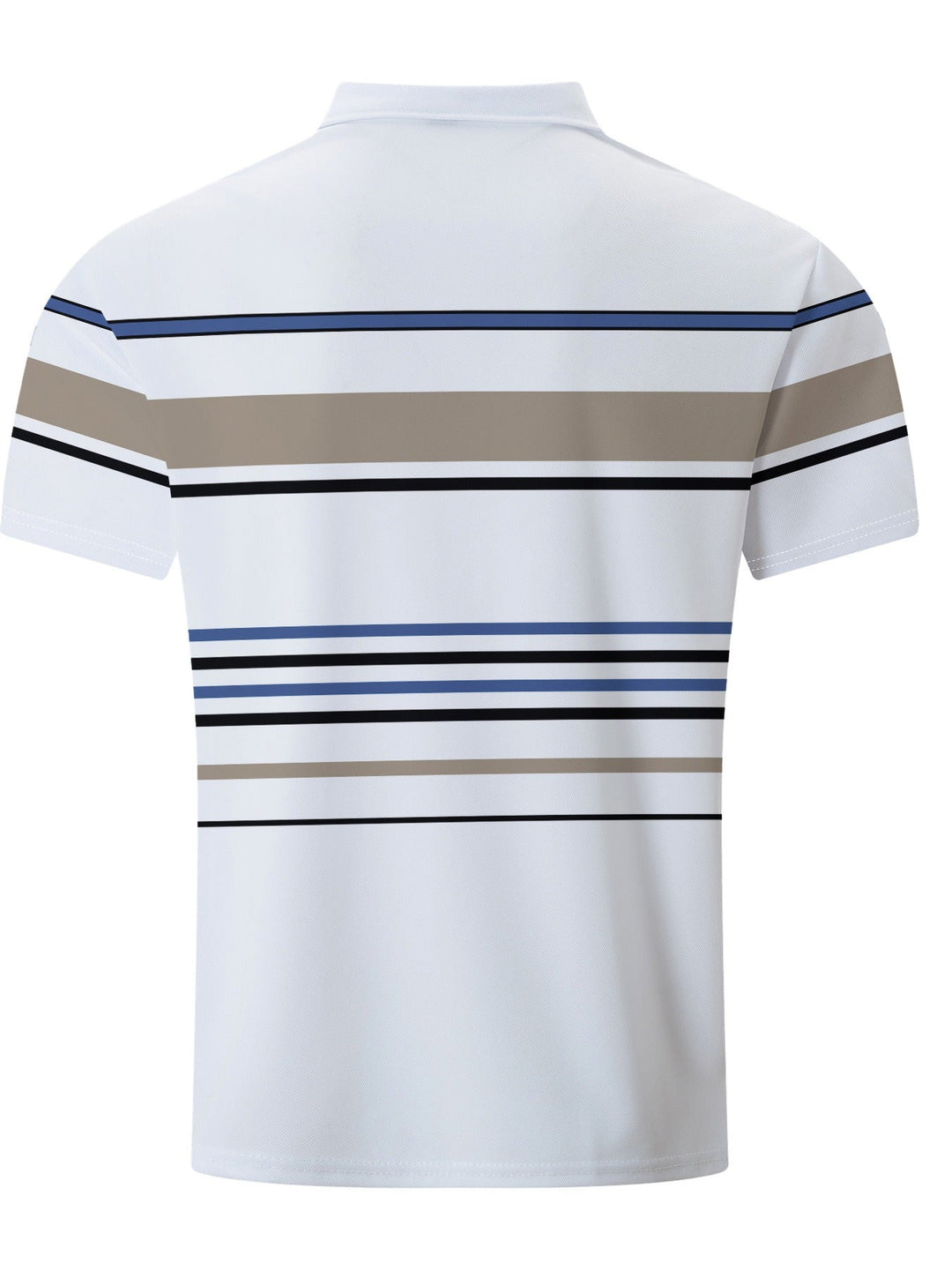 Polo rayé à manches courtes pour hommes, style décontracté - Mateo