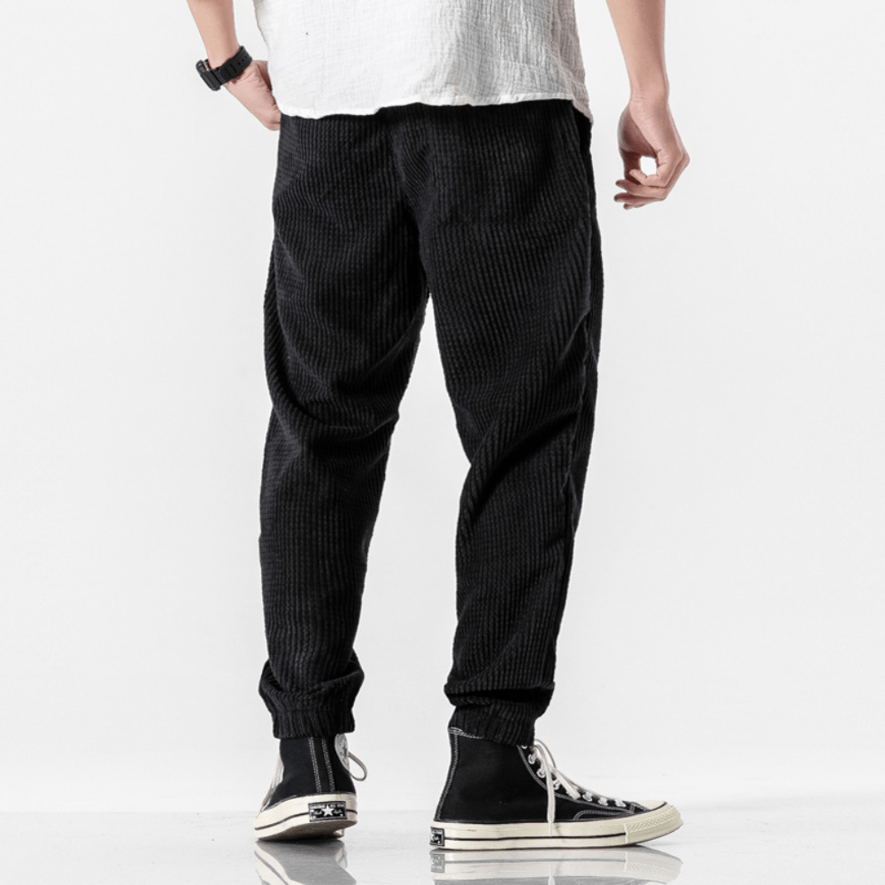 Pantalon en velours côtelé coupe large - Vandor