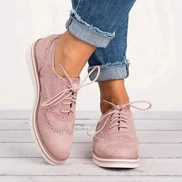 Chaussures élégantes en cuir à lacets - Alisa
