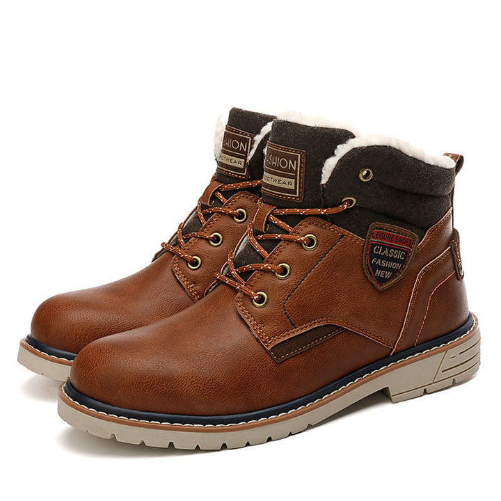 Bottes décontractées pour hommes avec doublure chaude et lacets - Lautaro