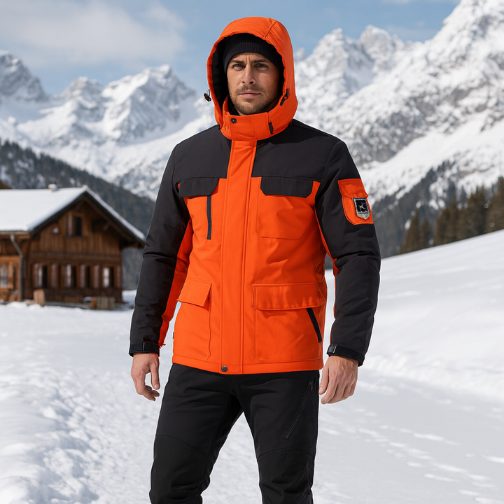 Veste de ski imperméable et coupe-vent pour homme - Frostmark