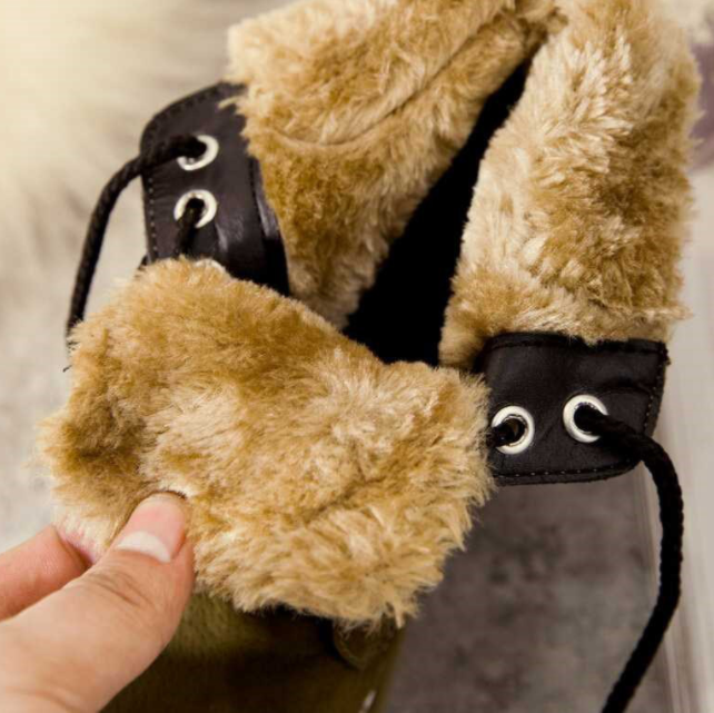 Bottes pour femmes en suédine avec intérieur chaud - Nerelis