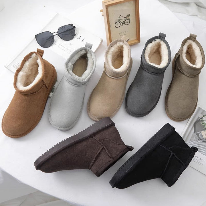 Bottines d'hiver pour femmes en daim avec doublure intérieure - Sophia