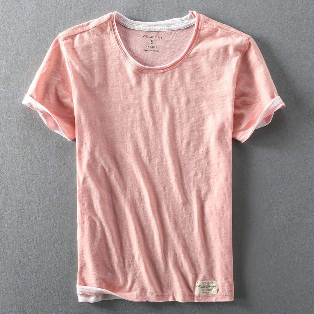 T-shirt d'été à col rond pour homme