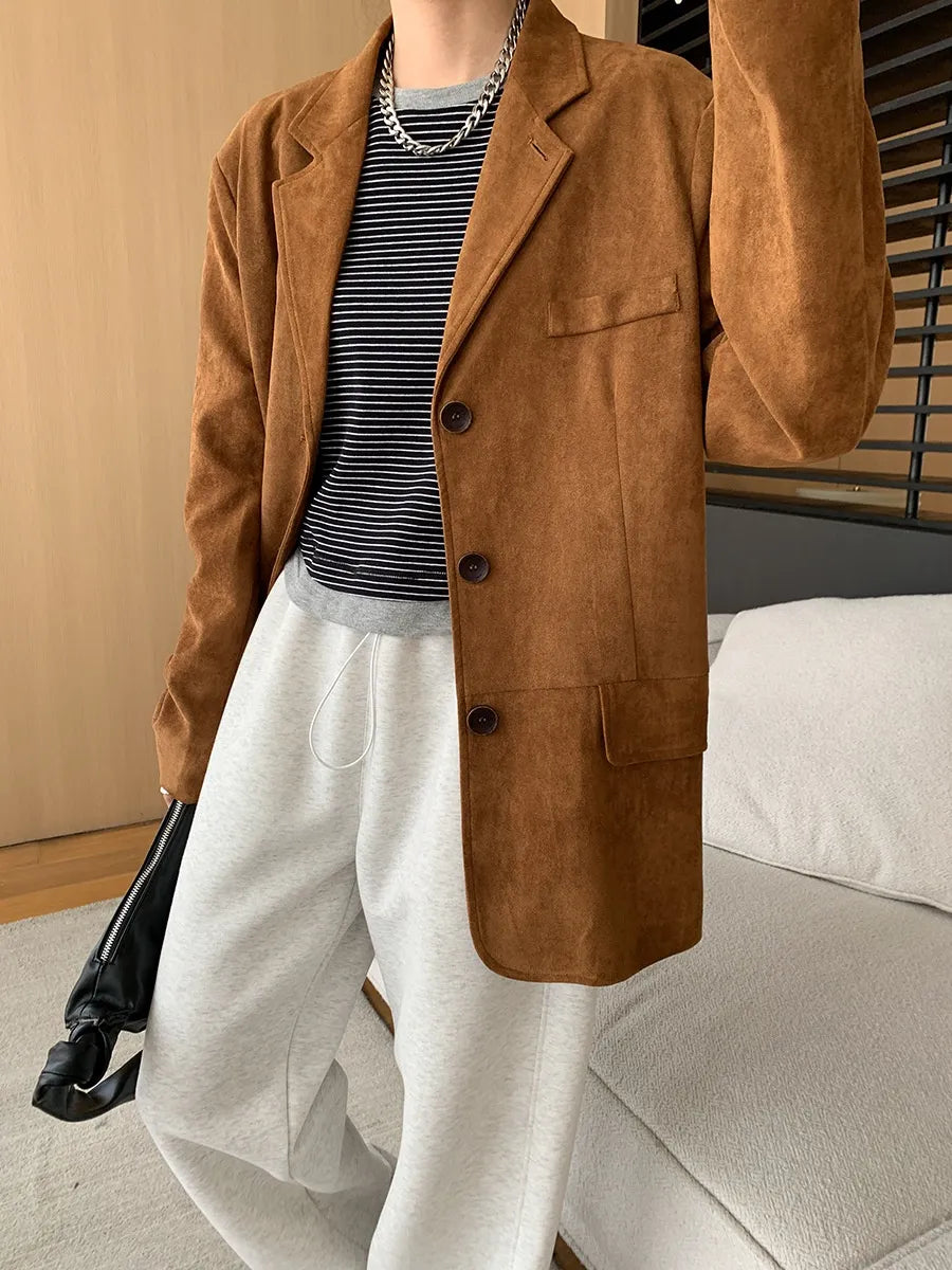 Veste de costume ample de style vintage haut de gamme - Yena