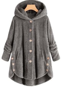 Manteau En Peluche Chaud