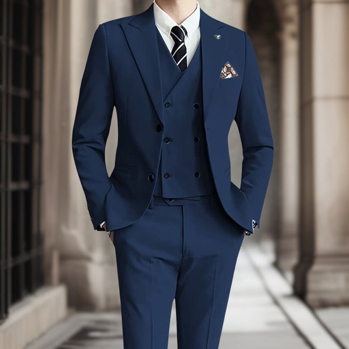 Paolo - Costume de mariage élégant ensemble 3 pièces