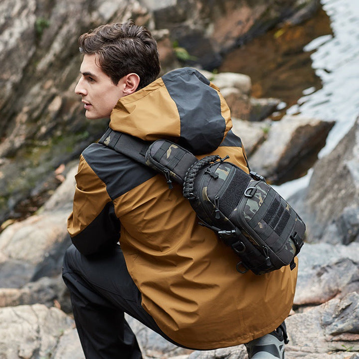 Sac fonctionnel à bandoulière camouflage technique pour homme - Nicolas