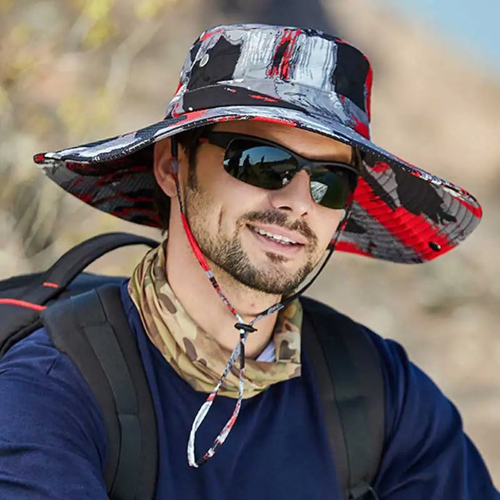 Casquette respirante d'été camouflage pour hommes