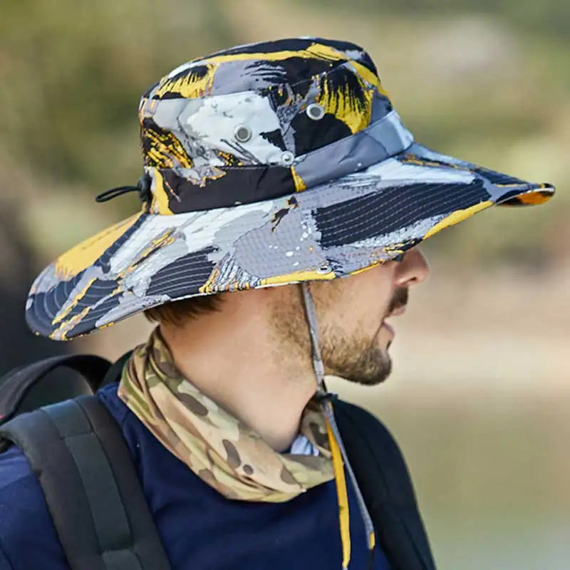 Casquette respirante d'été camouflage pour hommes