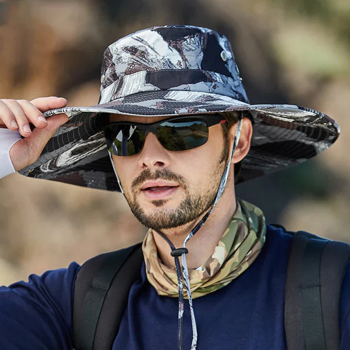 Casquette respirante d'été camouflage pour hommes