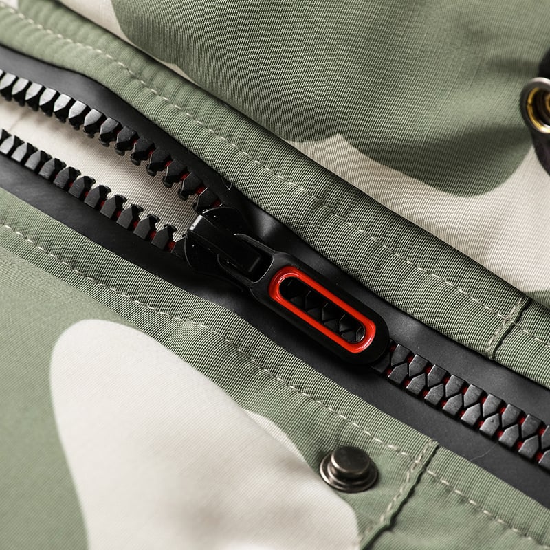 Parka matelassée à imprimé camouflage pour hommes - Leonard