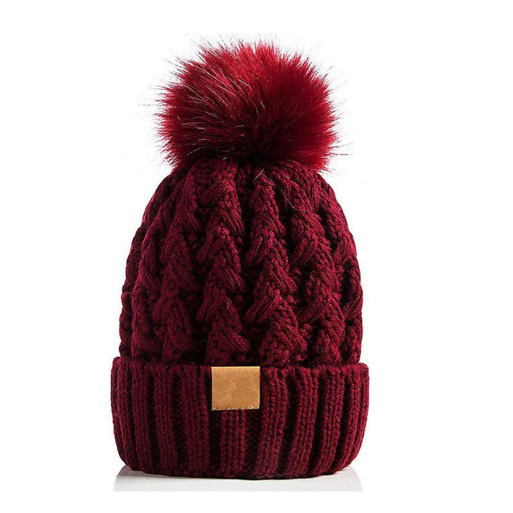 Bonnet d'hiver unisexe avec pompon - Norel