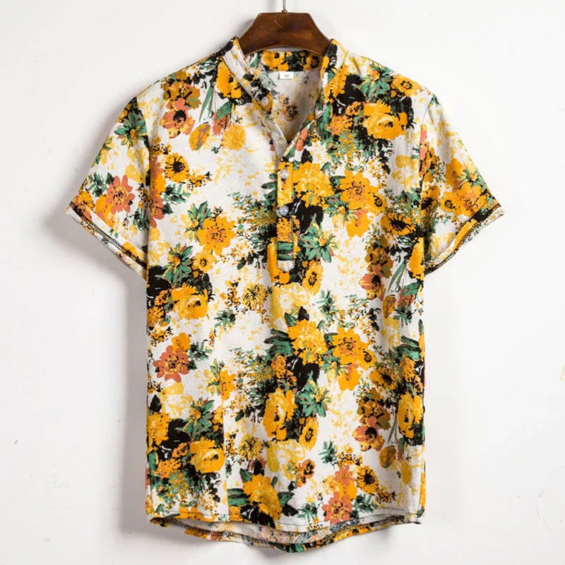 Chemise à manches courtes homme avec imprimé - Style