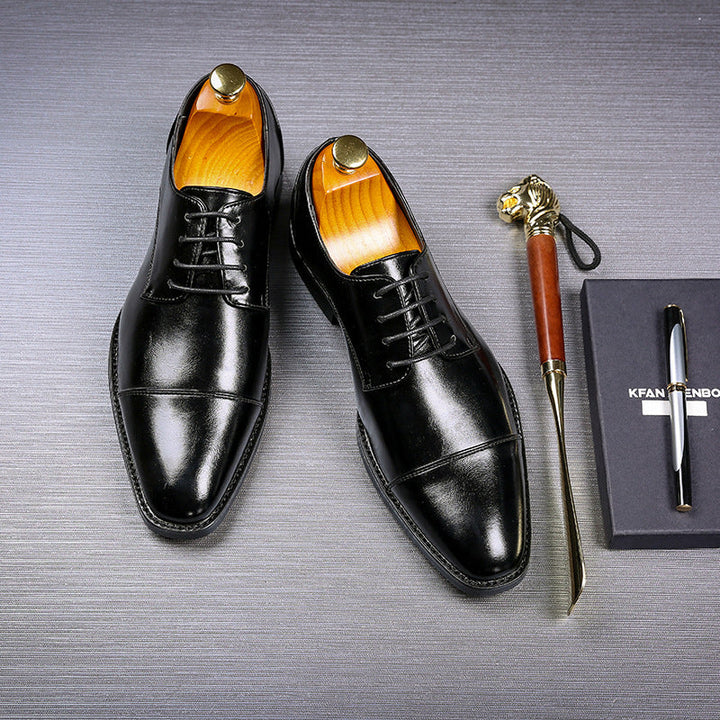 Chaussures en cuir pour hommes Élégantes à lacets - Viktor